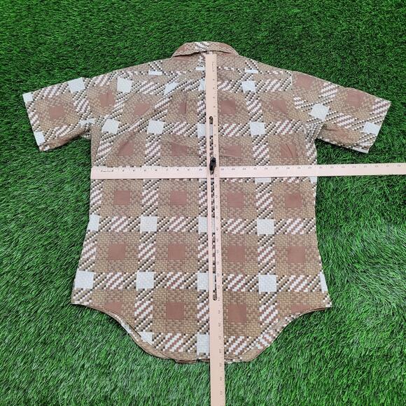 Vintage 80s MOD Marlboro Disco Hippie Shirt Medium 21x29 USA - Picture 3 of 13